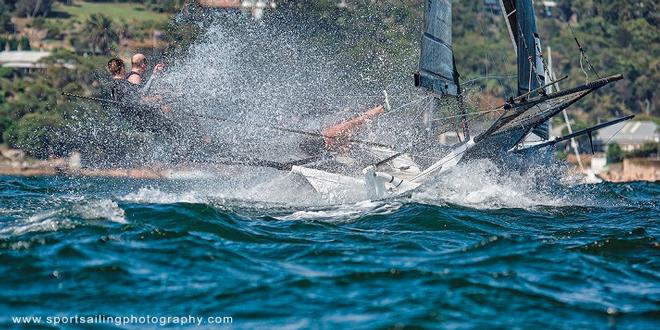 Screaming along with Line 7 © Beth Morley / www.sportsailingphotography.com